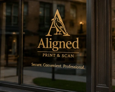 Aligned Print & Scan brand presence
